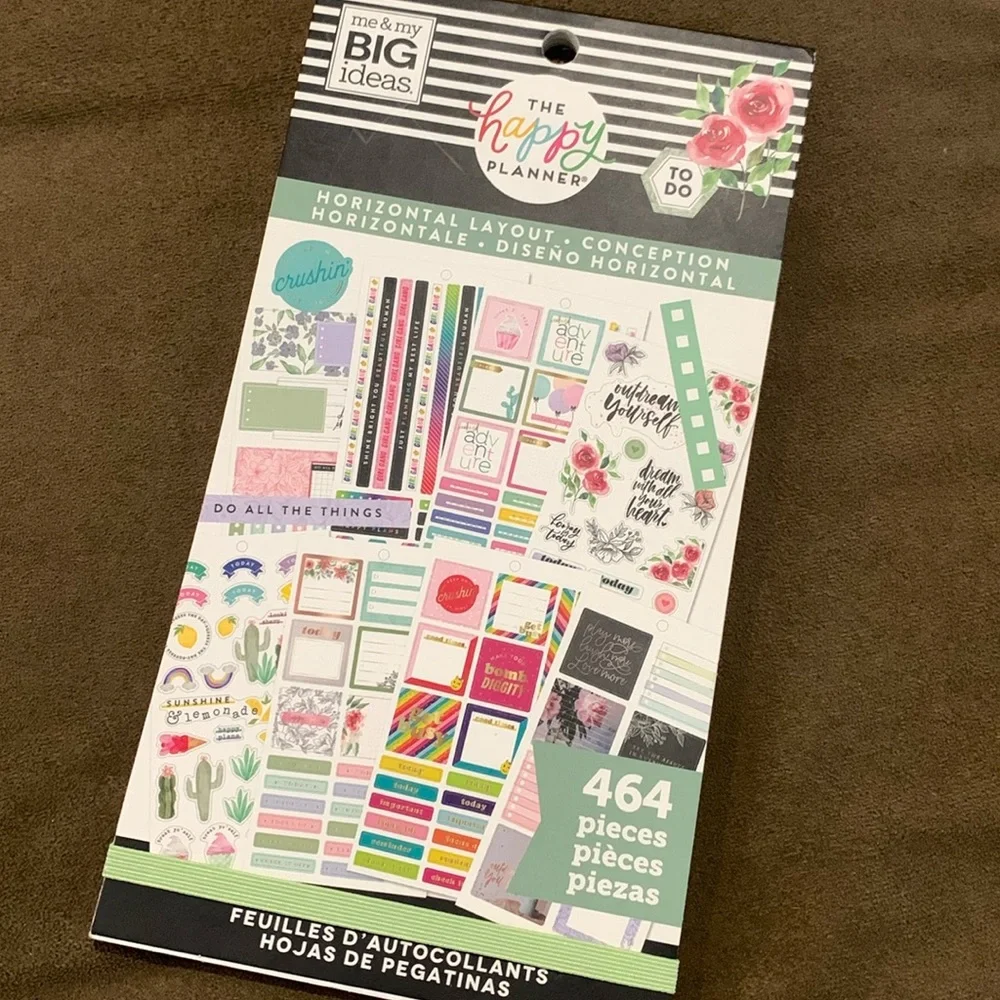 New Happy Planner Sticker Book - Horizontal Layout - Conception
